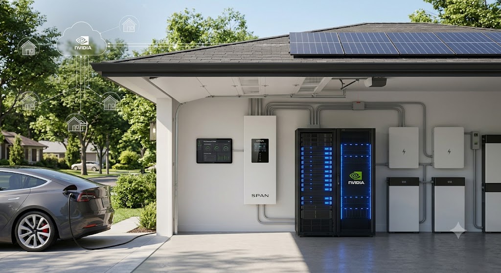 SPAN và NVIDIA phát triển AI Data Center tại gia: Tương lai mới của điện mặt trời và pin lưu trữ